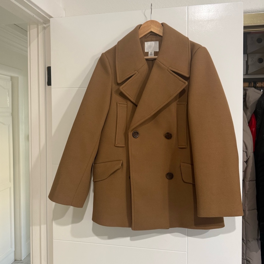 H&M women’s brown, tan coat